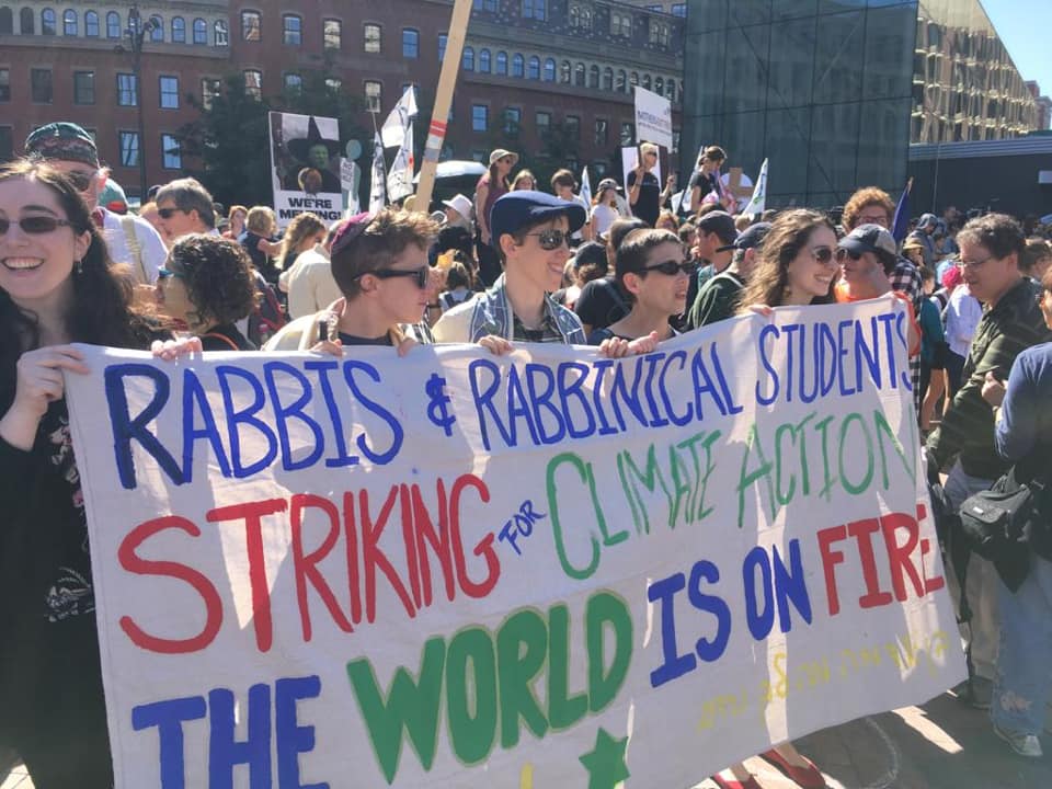 rabbis at 2019 climate rally