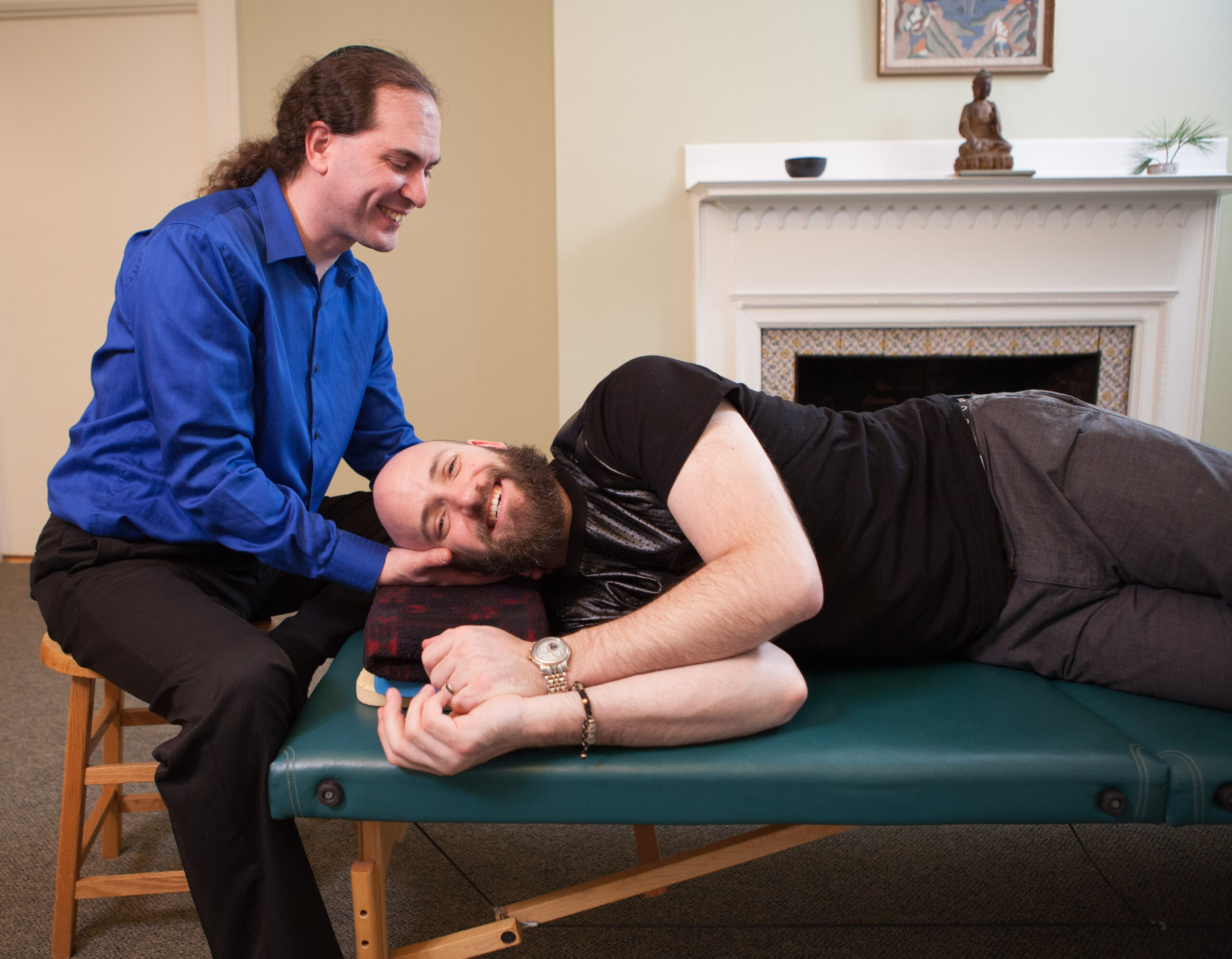 Joshua Shalem teaching Feldenkrais