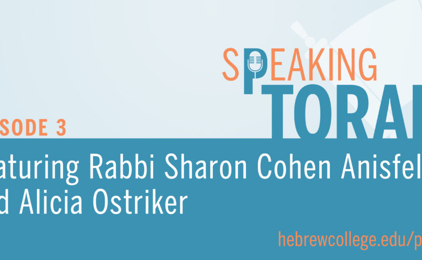 Speaking Torah presented by Hebrew College | Extending the Horizons of Our Hearts by Rabbi Sharon Cohen Anisfeld, Read by Alicia Ostriker