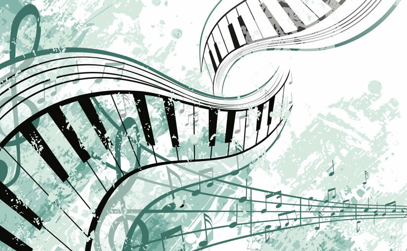 music-piano illustration