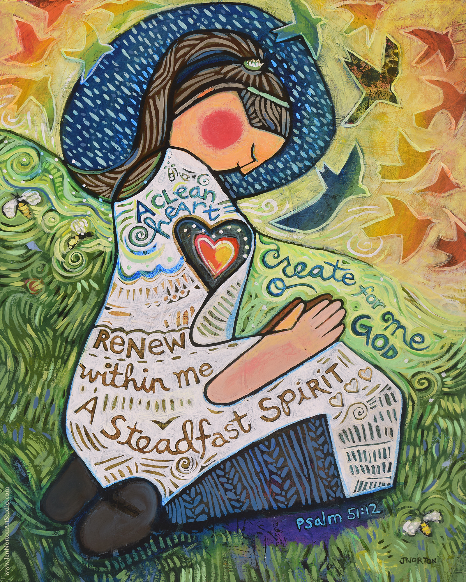 Jen Norton Psalm 51 Painting