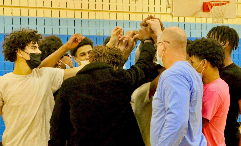 basketball high five