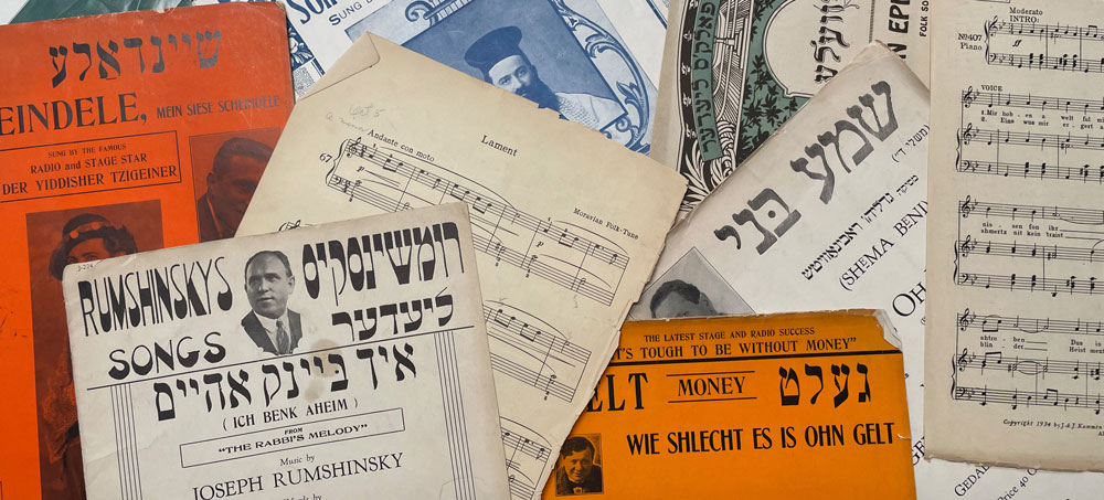 yiddish sheet music