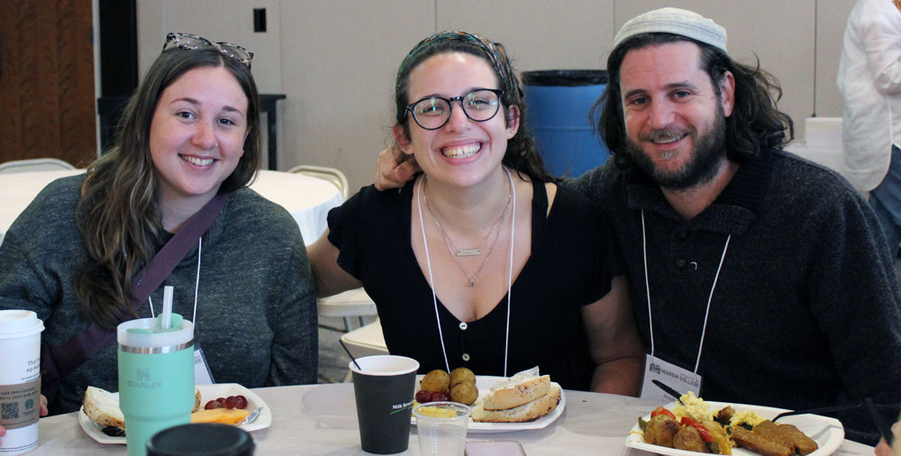 students at hospitality breakfast