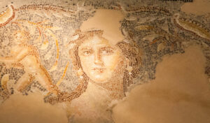 mosaic of woman