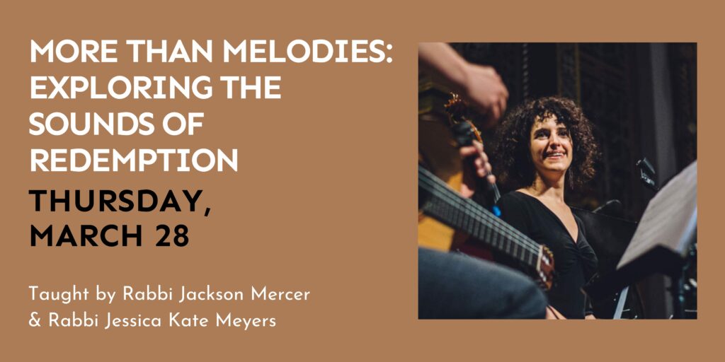 More than Melodies, March 28 at Lehrhaus