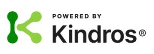 Kindros logo with "Powered by Kindros" text