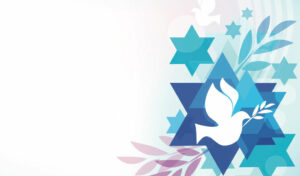 dove on jewish star