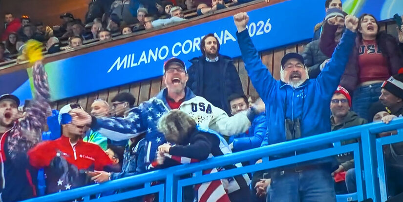 Keith Dropkin at Olympics
